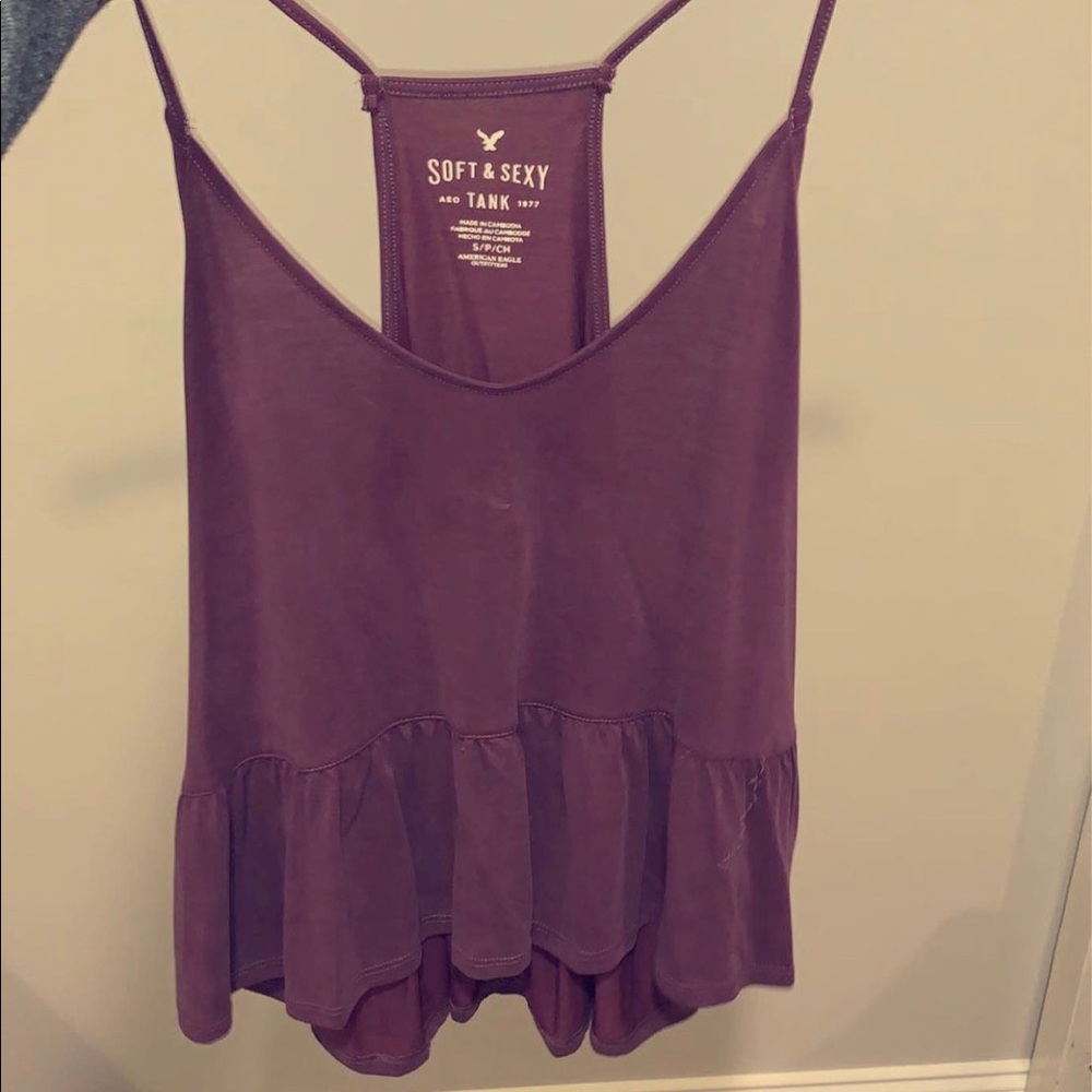 Burgundy Tank Top
